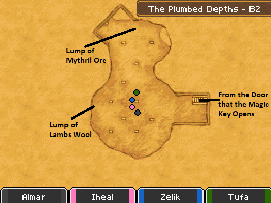 The Plumbed Depths B2 Map
